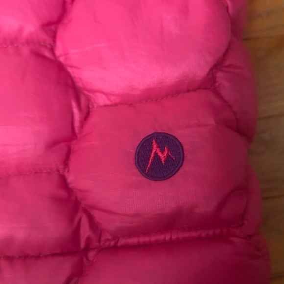 Pink 80% Goose Down Jacket with Hood (Size Large, 650 Fill) - Picture 5 of 8